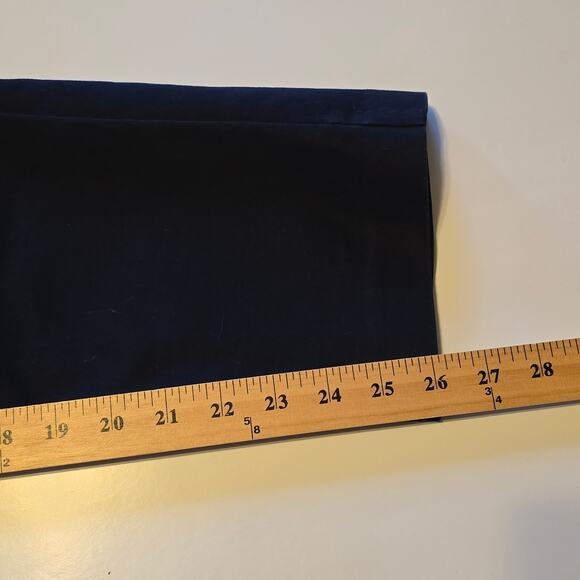 Lauren Ralph Lauren Dress Pants Womens Plus Size 16 Navy Blue Cropped Career - Picture 9 of 10